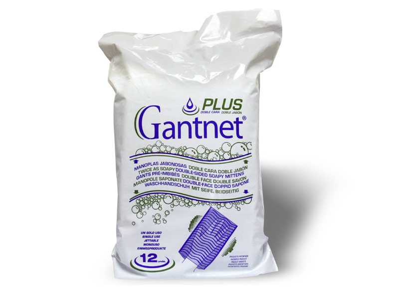 GANTNET +PLUS, mýdlová mycí žínka (12ks/bal)